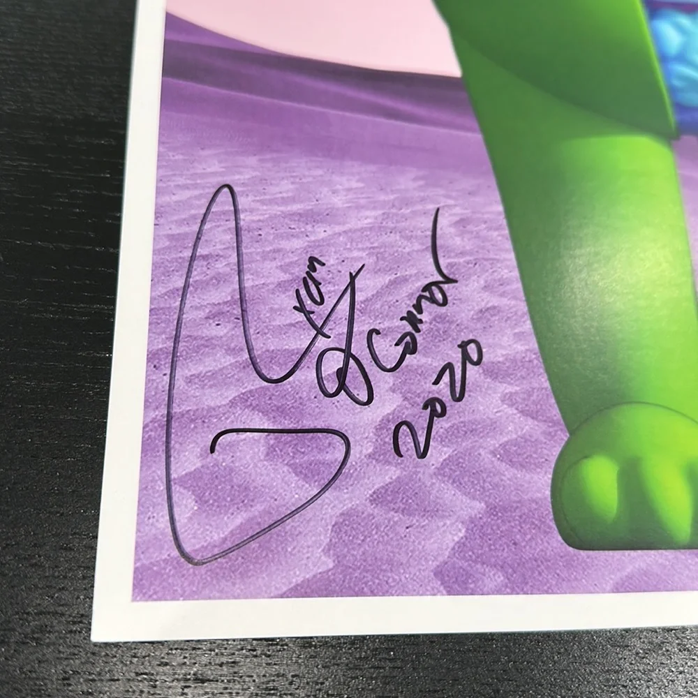 Rip N Dip Signed Anatomy Poster